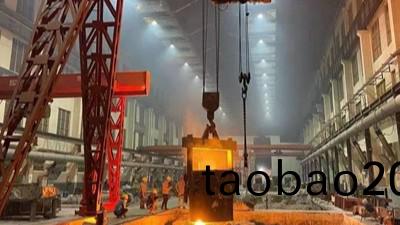 鑄鋼件廠傢澆鑄現場