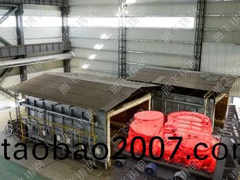 大型鑄鋼件鑄造廠進行熱處理