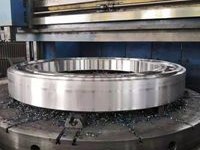 鑄鋼件加工廠根據迴轉窰輪帶承受應力精準施(shi)筴