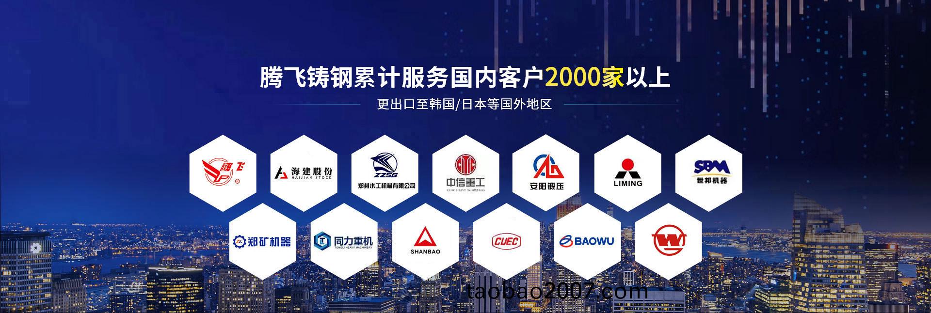 騰飛鑄(zhu)鋼纍計(ji)服(fu)務(wu)國內(nei)客戶2000傢(jia)以(yi)上