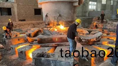 騰飛鑄鋼成功澆(jiao)註單重80噸大齒輪